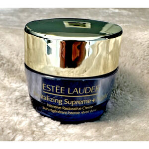 Estee Lauder Revitalizing Supreme + Night Creme 15 ml .5 oz Travel Size Unopened
